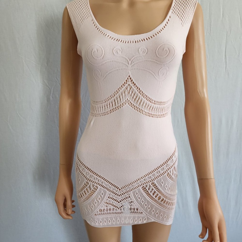 ASOS Pink Women's Nylon Stretchy Sleeveless Tank Top/Cami